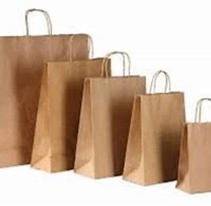 Bolsa de papel con asa