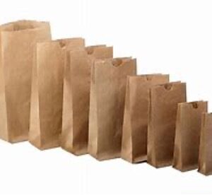 Bolsas de Papel fondo cuadrado
